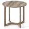 Rubber Wood Farmhouse Dining Table with Wing-Shaped Pedestal Base